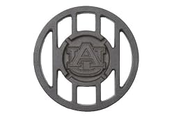 NCAA Auburn Tigers Sports Round Cast Iron Branding Grill Iron Accessory