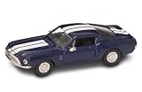 1968 Shelby GT 500 KR Blue 1/43 Diecast Car Model