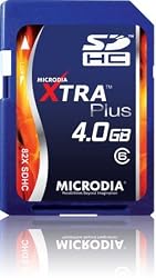 MICRODIA 4 GB SDHC Class 6 Flash Memory Card XTRA Plus 82x