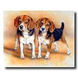 Baby Beagle Puppy Dogs Hunting Animal Picture Art Print Reviews