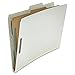 Universal UNV10262 4-Section Pressboard Classification Folder - Legal, Gray (10/Box)