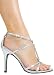 Designer Dressy Rhinestone Accented T-Strap Sandal from Hot Fash Shoes - MORTON Silver