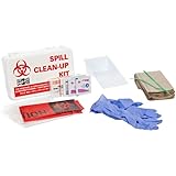 Pac-Kit by First Aid Only 6021 21 Piece Spill Clean-Up Kit with Weatherproof Plastic Case