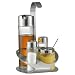 STOHA DESIGN 032420 Tisch Menage 5 tlg., Edelstahl