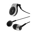KitSound KSACTIVE Bluetooth Sports Clip Headphones with Wireless Control - White
