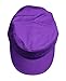 NYFASHION101 Fashionable Solid Color Unisex Adjustable Strap Cadet Cap, Dark Purple
