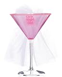 Bachelorette Party Bride Martini Glass