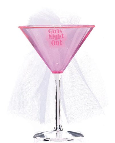 Bachelorette Party Bride Martini Glass
