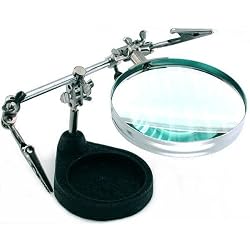 Helping Hand Round Base & 2X Lens