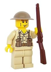 British "Tommy" Soldier (WWII) - miniBIGS Custom Minifigure
