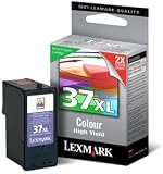 Original New OEM Lexmark 18C2180 (#37XL) High Yield Color Ink Cartridge