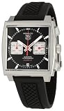 TAG Heuer Men's CAW2114FT6021 Monaco Black Dial Watch