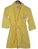Sweet n Sassy - Toddler Girls Microfiber Peace Sign Robe (Available in Fuschia and Yellow)