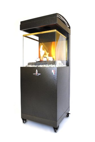 Lava Heat Italia Y5-HB Pandora Outdoor Fireplace Patio Heater, Heritage Bronze