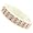White Gold Tone Stretchable Link Tennis Bracelet with Diamond Cut Cubic Zirconia Crystal Three Strands Pink and Clear