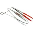 Ultrasonic Steam Cleaner Tweezers & Curved Forceps 3Pcs