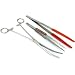 Ultrasonic Steam Cleaner Tweezers & Curved Forceps 3Pcs