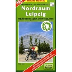 Nordraum Leipzig 1 : 50 000 / Radwander-und Wanderkarte: Ausfl�ge zwischen Leipzig, Delitzsch, Bad D�ben und dem Erholungsgebiet Goitzsche bei Bitterfeld