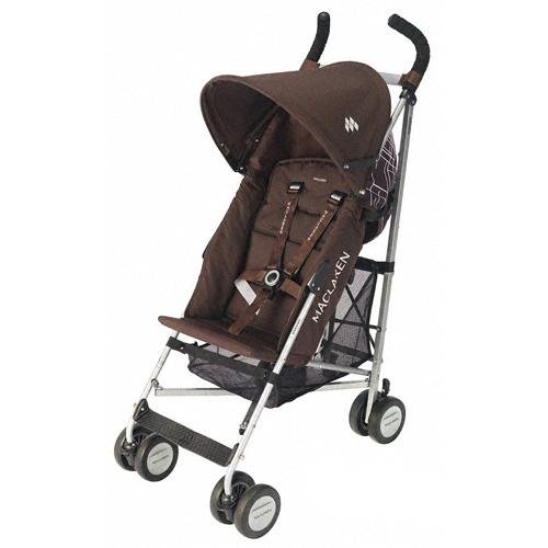 Maclaren Triumph Stroller Coffee and Silver