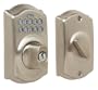 Schlage BE365VCAM619 Camelot Keypad Deadbolt, Satin Nickel