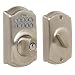 Schlage BE365VCAM619 Camelot Keypad Deadbolt, Satin Nickel