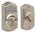 Schlage BE365VCAM619 Camelot Deadbolt Keypad, Satin Nickel
