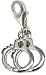 Chrysalis Charm Silver Plated Handcuffs