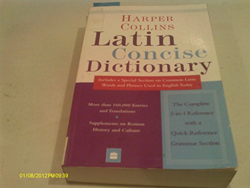 collins latin concise dictionary harpercollins concise dictionaries