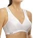 Glamorise Women's Active Comfort Wrap Sport Bra,White,40 D/DD