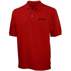 NCAA Davidson Wildcats Red Pique Polo