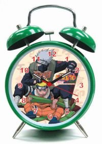 Naruto Kakashi Green Twinbell Alarm Clock NR-C31