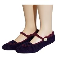 Turtle Fur - Mary Jane Slippers