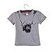 Ecosin Summer Children Boy Kids Camera Short Sleeve Tops O Neck T Shirt Tees
