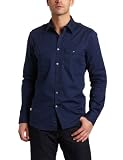 Kenneth Cole Men's Dressy Military Woven Shirt