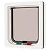 Cat Mate Lockable Cat Flap Door White 4-Way Lock