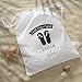 Just Married Wedding Flip Flops Personalized Drawstring Bag