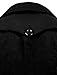 Ne People Womens Classic Double Breasted Pea Coat With Belt, black, Small