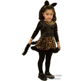 Child's Toddler Cat Dress Halloween Costume (2-4T)