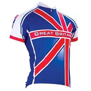 Buy Canari Mens Great Britan Souvenir Short Sleeve Cycling Jersey by Canari