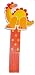 Kitchen & Housewares : Fun and Funky Dinosaur Shaped Wooden Bookmark. Styled in Bright, Vibrant Colours to Encourage the Enjoyment of Reading - Ideal Children's Gift, Great for a Birthday Presents, Party Bag or Well Done Reward. P&P Only £2 - Sent Same Day.