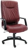 Alera ST41LS30B Stratus Series Leather High-Back Swivel/Tilt Chair, Burgundy