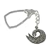 Fashion Keychain Sterling Silver for Women 3.5 inches (krng267)