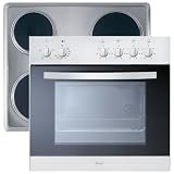Whirlpool Heko 3360 WS Herdset  / bestehend aus AKP 334/WH/05 Einbauherd Weiß + AKL 760/IX/01 Einbau-Kochmulde Edelstahl
