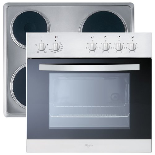 Whirlpool Heko 3360 WS Herdset  / bestehend aus AKP 334/WH/05 Einbauherd Wei&szlig; + AKL 760/IX/01 Einbau-Kochmulde Edelstahl