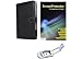 CrazyOnDigital 4-item Kit- Leather Case, Screen Guard and Reader Light for Barnes and Noble Nook