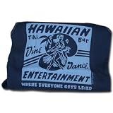 Retro Tank Top Tiki Bar Navy