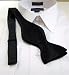 100% Woven Silk Black Formal Self-Tie Bow Tie