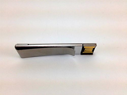 Novelty Engrave-able 1GB USB Flash Drive Electronic Storage Book Mark, Neck Tie Bar Clip, Paper Clip Executive Corporate Gift or for Bookies, Book Club Members, Office
