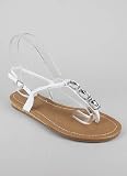 Patent Jewel T-Strap Slingback Sandal