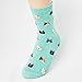 Aeiniwer Socksense Women's Mini Cats Series Socks 4paris(4color)=1pack